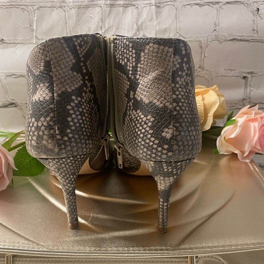 Snakeskin Ankle Boots - Picture 2 of 10